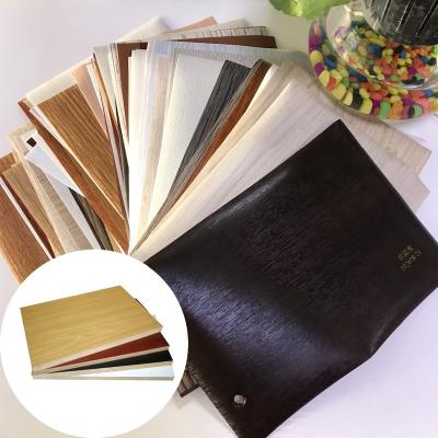 China Non Self Adhesive Non Self Adhesive Wood Grain PVC Decorative Film for sale