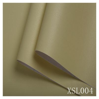 China Beautiful Modern Plain Color Touch Sand PVC Interior Home Decorative Wallpaper for sale