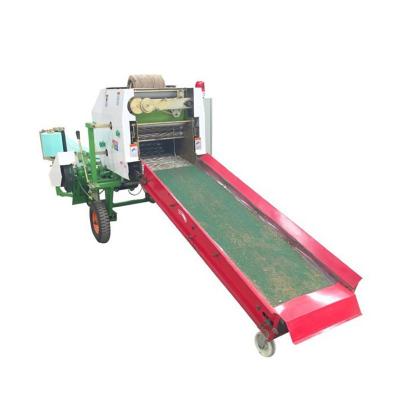 China Hay Rice Wheat Straw Grass 50kg Round Bale Hay Rice Wheat Straw Grass Silage Baler Machine Corn Silage Packing Machine Silage Baler Agricultural Machinery For Sale for sale