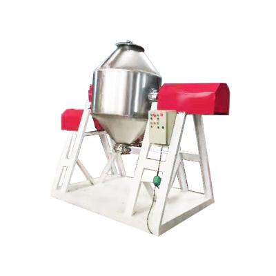 China Powder Large Stainless Steel Food Blender Electric Industrial Chemical Metallurgy Medicine Ceramic Double Cone Blender for sale