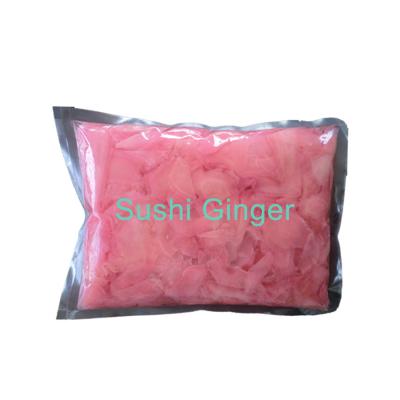 China Marinated Preserved Sliced Sushi Pickled Ginger Pink 20% Moisture for sale