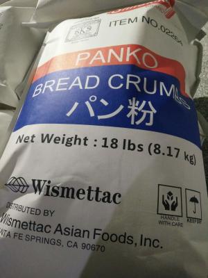 China Kalorienarme japanische panierende Krumen/einfache Größe der Panko-Brot-Krumen-4-6mm zu verkaufen