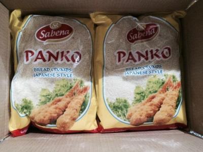 China Japanische Art-Vollweizen Panko-Brot-Krumen für gebratene Nahrung, weiße Farbe zu verkaufen