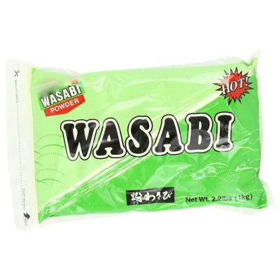 China Wasabi poeder 1 kg Wasabi poeder kruiden 1 kg zak groen zuiver Wasabi poeder ABC-klasse Te koop