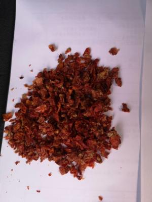 China Food Grade Dehydrated Tomato Flakes Granule 9 * 9mm Dry Cool Place Storage for sale