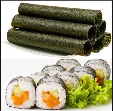 China HACCP Dark Green  Sushi Nori Seaweed Sheets 50 Full Sheets for sale