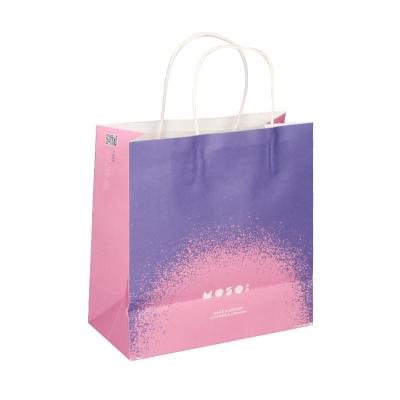 China Custom Wholesale Disposable Disposable Shopping Paper Bags With Your Own Logo for sale