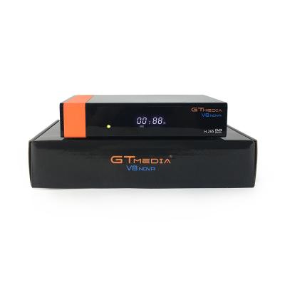 China Original ABS+metal GTMEDIA V8 NOVA Orange H.265 IPTV CCcam Satellite TV Receiver with Built-in Wifi for sale