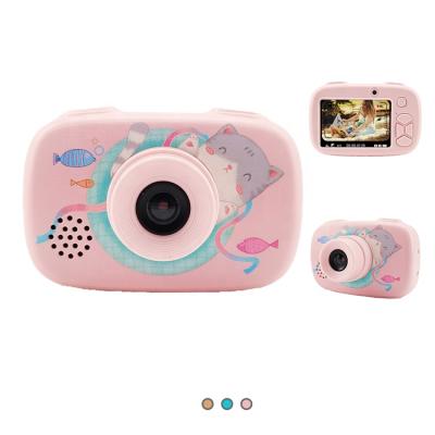 China 2 Inch Screen 2Mp 1080P Digital Video Game Selife 2021 Child Kids Toy Cute Mini Digital Real Game Camera Recording Cartoon For Kids for sale