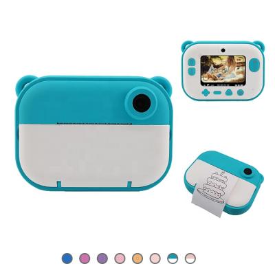 China Educational-toys 12M Pixels 16G Recording Cute Mini Digital Camera For Photo Maker Of Function Thermal Paper Kids Flash Camera for sale