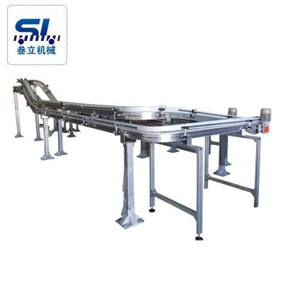 China Building Material Shops Hairise Flexible Chain Conveyor With Stainless Steel Frame Material for sale