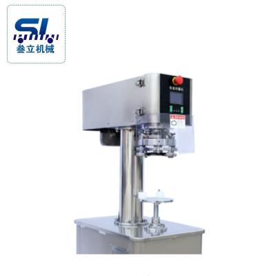 China Hot Sale Tin Food Can Bottle Electric Aluminum Food Jar Seaming Machine With Touch Screen Seamer Sealing Machine for sale