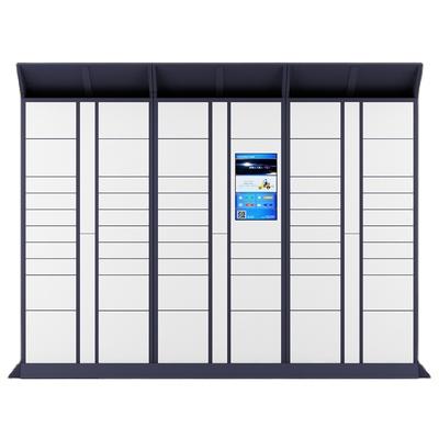 Cina 0.8-1.2mm Galvanized Sheet Self Service Parcel Delivery Smart Locker, Electronic Barcode / Smart Parcel Locker in vendita