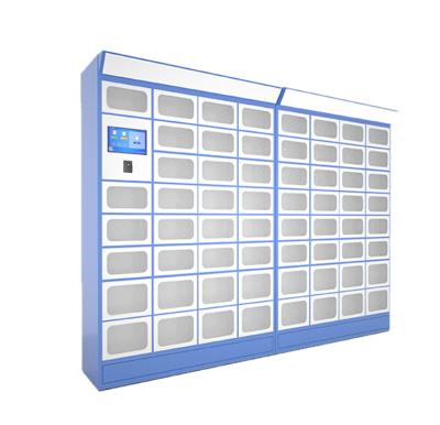 China 0.8-1.2mm Galvanized Sheet Food Lockers Smart Locker Smart Delivery Electronic Steel Refrigerated Food Parcel Locker for sale