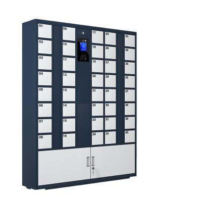 China Community Customized 40 Door Metal Cold Rolled Steel Cell Phone Locker Charging Station for sale