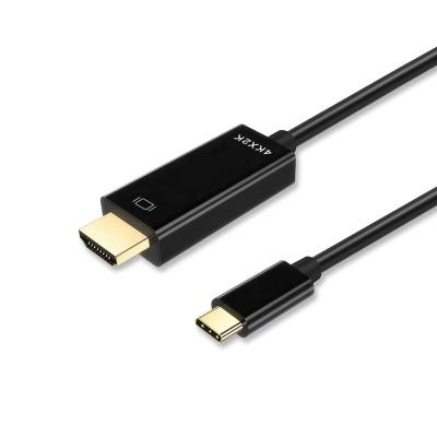 China Cotton Braided + Aluminum Alloy New arrivals 4K HD USB Type C to HDMI Cable Adapter 4K@60Hz 4K@30Hz 1080P Type-C to HDMI 1.8m Cable USB C HDMI for sale