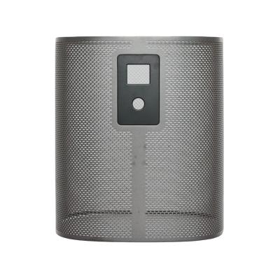 China Mesh Shell Speaker Laser Welding Cylindrical audio stainless/aluminum Mesh Shell Painting Surface Treatment audio for sale