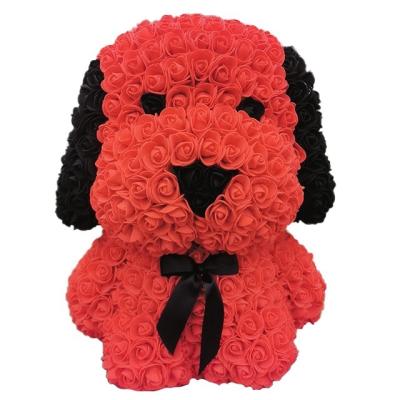 China Weddings decoration Ammy factory direct new products rose bear, puppy, rabbit gift romantic gift for sale