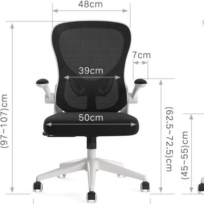 China White Mesh Executive Chairs Accessories Furniture Price Free Sample Office Chair Sale Modular Ergonomic Swivel Visitor Table For Office for sale