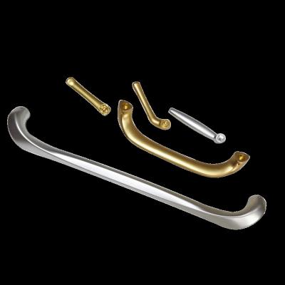 China industrial kunyuan internal aluminum recessed door handle home bedroom door locks handles for sale