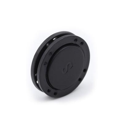 China Industrial Magnet Buckle/Wholesale Eco-Friendly Colorful Plastic Coated Round Magnet Magnetic Buttons For Clothing for sale