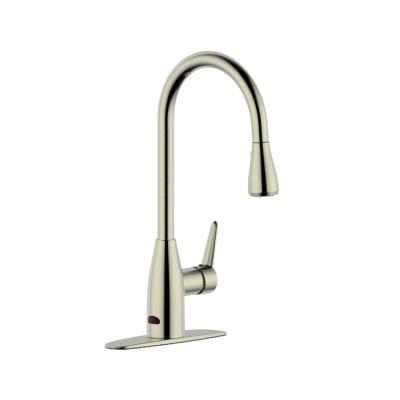 China Retro Sense Faucets Sensor Faucet Gold Color Appliances White Card Faucet Faucet For Kitchen for sale