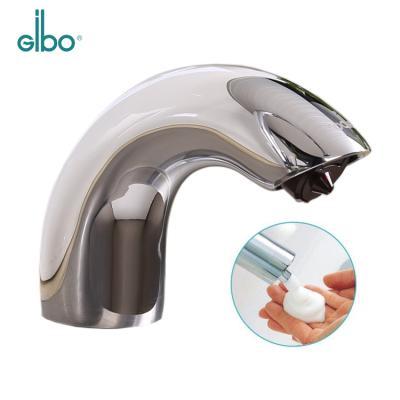 China Foam Soap Dispenser Deck Mounted Brass Battery Operated Touchless Automatic Sensor Foam Ssoap Dispenser for sale