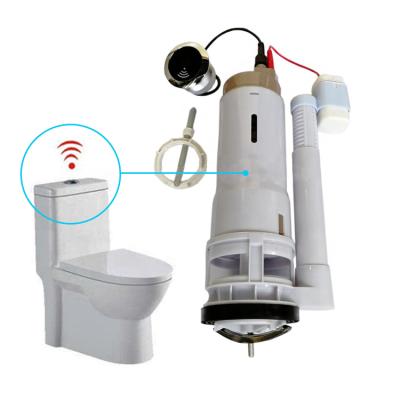 China Automatic Operation One Piece Squat Pan Sensor Flush Valve Sensor Electronic Automatic Infrared Toilet Stream for sale