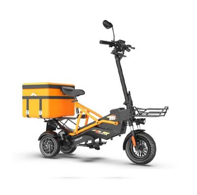 China New Design Three Wheels Unisex Electric Scooter With Basket And Seat Big Motor for sale