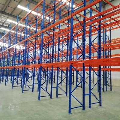 China Corrosion Protection Customized Heavy Duty Warehouse Shelving Unit Storage Rack Steel Metal Pallet Rack System for sale