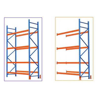 China High Grade Corrosion Protection Metal Pallet Rack Warehouse Storage Pallet Rack Price for sale