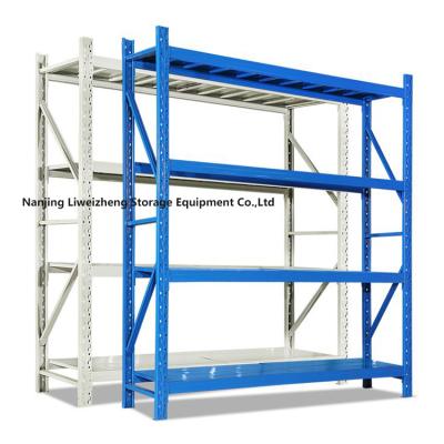 China Warehouse New Products Corrosion Protection Storage Rack Industrial Shelf Metal System Medium Duty Rack for sale