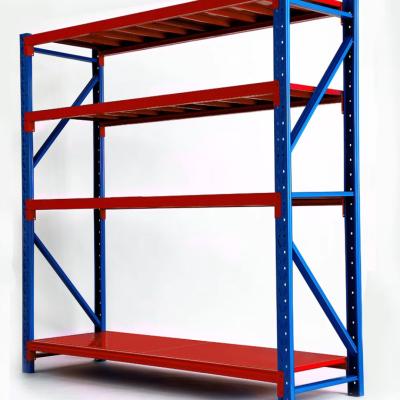 China Corrosion Protection Manufacturing Factory Garage Storage Long Spanning Shelf Medium Duty Rack For Storage Solution for sale