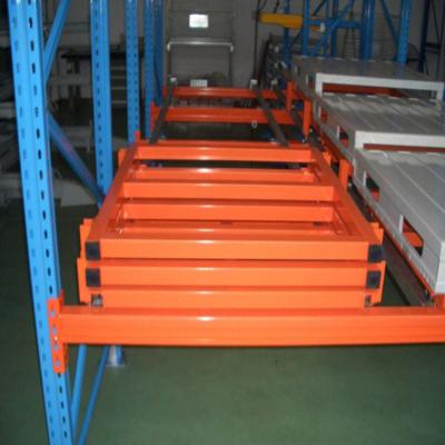 China Heavy Duty Corrosion Protection Storage Rack Warehouse Shelving Adjustable Push Back Racking System for sale