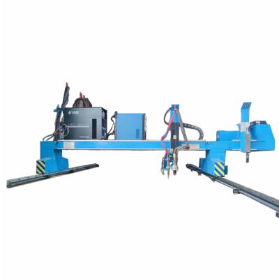 China Building Material Stores Gantry CNC Pipe Plasma And Oxy Cutting Profile Machine for sale