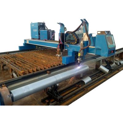 China Building Material Shops Gantry Cnc Steel Pipe Or Steel Plate Multifunction Plasma Cutting Machine for sale