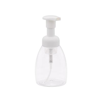 China COSMETIC PACK 250ML Empty Hand Wash Sanitizer Dispenser Bottle Liquid Foam Soap Pump Bottle With 40mm Foam Pump for sale