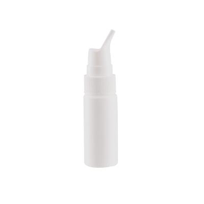 China BEAUTY PACKAGING 50ml PE plastic white empty medical bottle nasal spray bottle for pharmaceutical packaging for sale