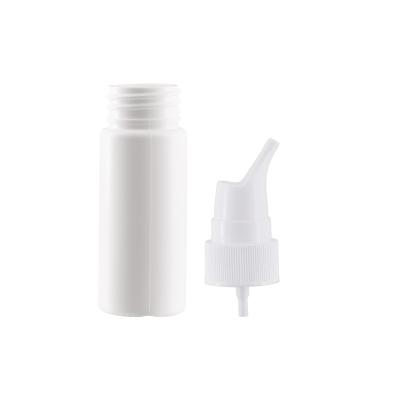 China Good Sale 50ml BEAUTY PACKAGING Fine Mist Sprayer Pump Nasal Spray Bottle With 30/410 Plastic Medical Nasal Sprayer for sale