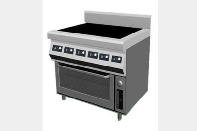 China 6 Burner 304 Stainless Steel induction range cookers With Oven 50HZ / 60HZ for sale