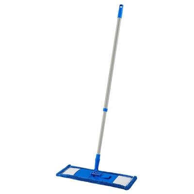 China Sustainable Manufacture Microfiber Telescopic Handle Crawler Flat Wipe Washable Ceiling Cleaning Flat Mop for sale