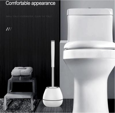 China Sustainable Toilet Brush And Holder TPR Toilet Bowl Brush With Ventilation Holder For Bathroom Toilet Cleaning for sale