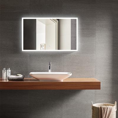 China Norhs Bathroom Rectangular Metal Frame Bright Wall Mounted Led Lighting For Home And Hotel for sale