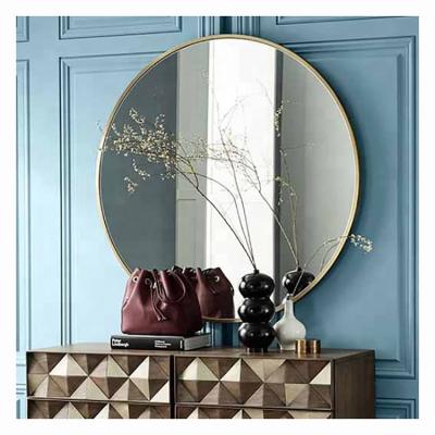 China Modern Wholesale Dia.600 Stainless Steel Norhs Frame Wall Hanging Decoration Round Mirror for sale