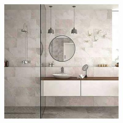 China Norhs Round Shape Plain Classic Frame Enlarging Decorative Wall Mirror For Bathroom for sale