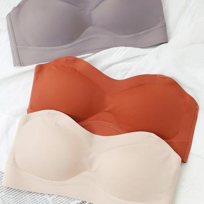 China QUICK DRY High Quality Wireless Bra Half-cup Breathable Thin Bra With Removable Straps for sale