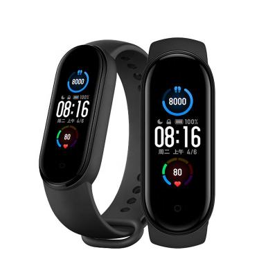 China MP3 Playback Xiomi Health Fitness Pedometer Waterproof Watch 5ATM MI Smart Band 5 for sale