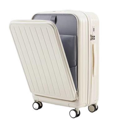 China Spacious Interior Cabin Carry On Luggage Front Opening Hardside Luggage OEM for sale