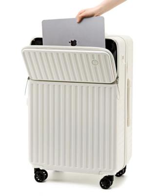 China 40-45L Capacity Hardside Carry On Spinner Suitcase Airline Approved for sale