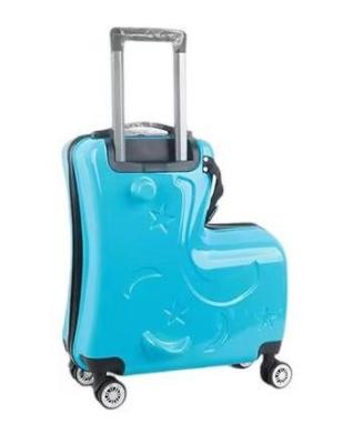 China 70-85Litres Portable Childrens Ride On Suitcase Childrens Trolley Case for sale